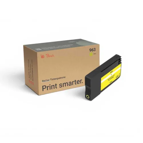 Peach, Peach HP 963 Y Druckerpatrone ye ersetzt HP No. 963 Y, 3JA25AE für z.B. HP OfficeJet Pro 9010, HP OfficeJet Pro 9012, HP OfficeJet Pro 9013