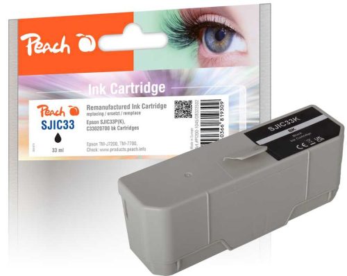 Peach, Peach Tintenpatrone "SJIC33P Black"