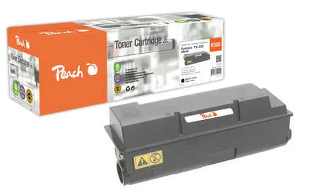 Peach, Peach K320 Toner bk ersetzt Kyocera TK-320 für z.B. Kyocera FS -3900 DN, Kyocera FS -3900 DTN, Kyocera FS -4000 DN, Kyocera FS -4000 DTN