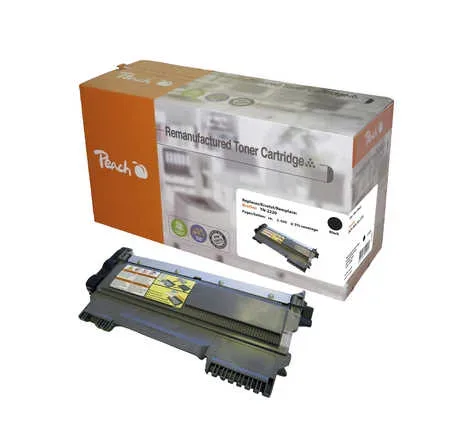 Peach, Peach B2220 Toner XL bk ersetzt Brother TN-2220 für z.B. Brother DCP -7060 D, Brother DCP -7060 N, Brother DCP -7065 DN, Brother DCP -7070 DW