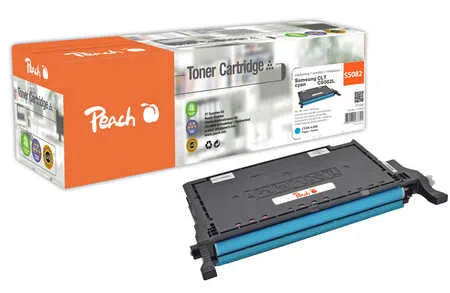 Peach, Peach S5082 Toner XL cy ersetzt Samsung CLT-C5082L/ELS, SU055A für z.B. Samsung CLP -620, Samsung CLP -620 ND, Samsung CLP -670
