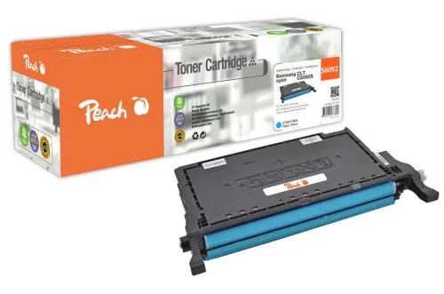 Peach, Peach S609 Toner cy ersetzt Samsung CLT-C6092S/ELS, SU082A für z.B. Samsung CLP -770 ND, Samsung CLP -775 ND, Samsung CLP -775 N