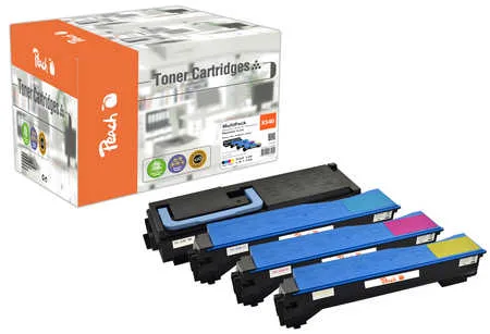 Peach, Peach K540 4 Toner (bk, c/m/y) ersetzt Kyocera TK-540 für z.B. Kyocera FSC 5100 DN
