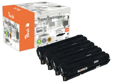 Peach, Peach S506 4 Toner XL (bk, c/m/y) ersetzt Samsung CLT-506L für z.B. Samsung CLP -680, Samsung CLP -680 DW, Samsung CLP -680 ND