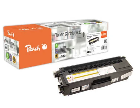 Peach, Peach B328 BK Toner XL bk ersetzt Brother TN-328BK für z.B. Brother DCP -9270 CDN, Brother HL -4500, Brother HL -4570 CDW, Brother HL -4570 CDWT