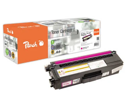 Peach, Peach B329 M Toner XL ma ersetzt Brother TN-329M für z.B. Brother DCPL 8450 CDW, Brother HLL 8350 CDW, Brother HLL 8350 CDWT, Brother HLL 8350
