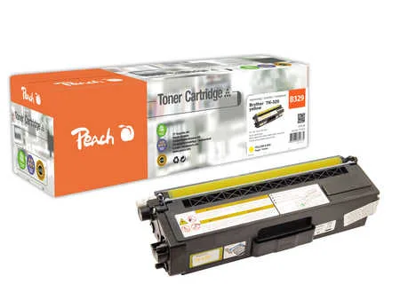 Peach, Peach B329 Y Toner XL ye ersetzt Brother TN-329Y für z.B. Brother DCPL 8450 CDW, Brother HLL 8350 CDW, Brother HLL 8350 CDWT, Brother HLL 8350