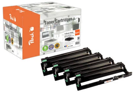Peach, Peach B241 CL Trommeleinheiten ersetzt Brother DR-241CL für z.B. Brother DCP -9020 CDW, Brother DCP -9022 CDW, Brother HL -3140 CW