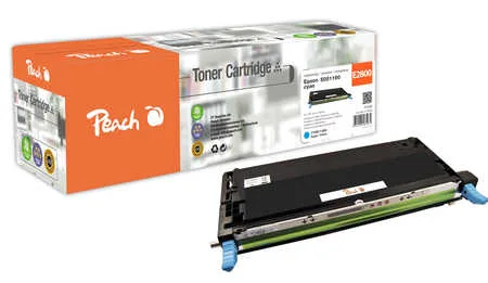 Peach, Peach E2800 Toner cy ersetzt Epson C13S051160 für z.B. Epson Aculaser C 2800, Epson Aculaser C 2800 DN, Epson Aculaser C 2800 DTN