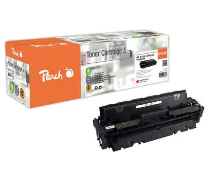 Peach, Peach HP 410 XM Toner XL ma ersetzt HP No. 410X M, CF413X für z.B. HP Color LaserJet Pro MFP M 477 fnw, HP Color LaserJet Pro MFP M 377 dw