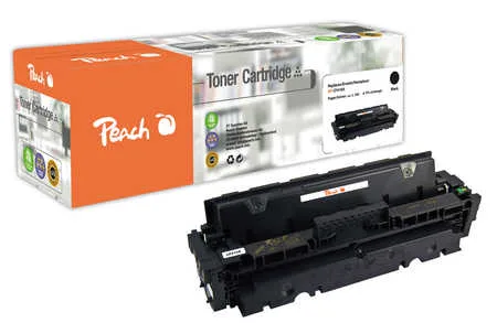 Peach, Peach HP 410 ABK Toner bk ersetzt HP No. 410A BK, CF410A für z.B. HP Color LaserJet Pro MFP M 477 fnw, HP Color LaserJet Pro MFP M 377 dw