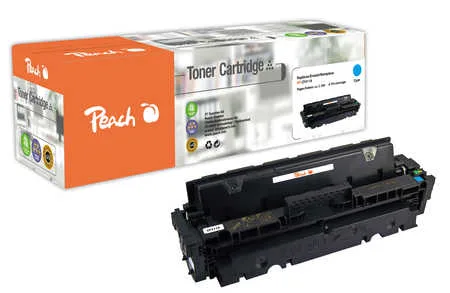 Peach, Peach HP 410 AC Toner cy ersetzt HP No. 410A C, CF411A für z.B. HP Color LaserJet Pro MFP M 477 fnw, HP Color LaserJet Pro MFP M 377 dw