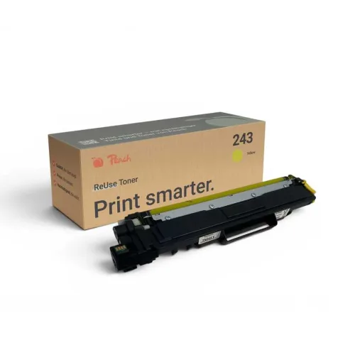 Peach, Peach B243 Y Toner ye ersetzt Brother TN-243Y für z.B. Brother DCPL 3550 CDW, Brother MFCL 3730 CDN, Brother MFCL 3750 CDW, Brother DCPL 3510 CDW
