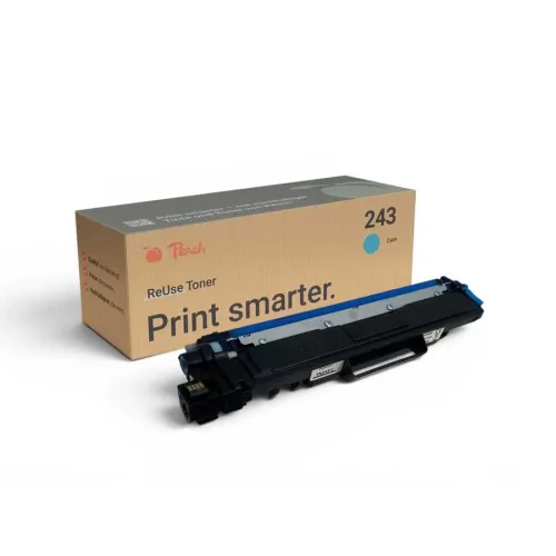 Peach, Peach B243 C Toner cy ersetzt Brother TN-243C für z.B. Brother DCPL 3550 CDW, Brother MFCL 3730 CDN, Brother MFCL 3750 CDW, Brother DCPL 3510 CDW