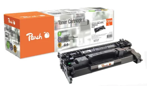 Peach, Peach HP 056 LBK Toner bk ersetzt Canon CRG-056L BK für z.B. Canon iSENSYS LBP -320, Canon iSENSYS LBP -325 dn, Canon iSENSYS LBP -325 x
