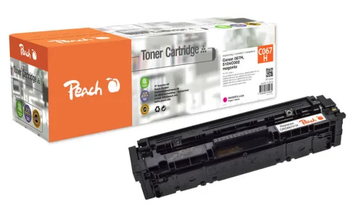 Peach, Peach HP 207-W2210/1/2/3-C067 Toner XL ma ersetzt Canon 067H m, 5104C002 für z.B. Canon iSENSYS MF 651 Cw, Canon iSENSYS MF 650