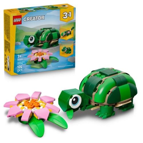 LEGO, LEGO® - 31377 Schildkröte mit Seerose, Multicolor