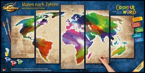 undefined, Schipper Malen nach Zahlen Colorful World