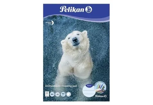 Pelikan, PELIKAN Zeichenblock A4 C4/20 20 Blatt 20 Blatt