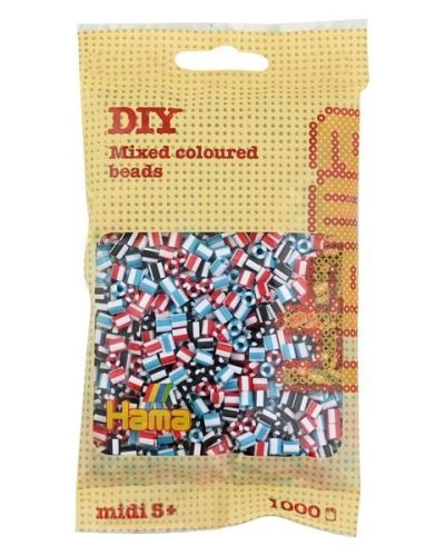 Hama, Hama Bügelperlen midi x1.000 mix gestreift 91