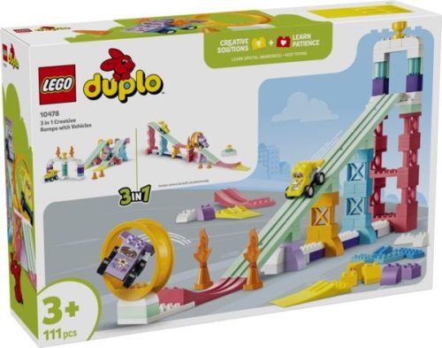 LEGO®, LEGO® - 10478 Kreative Sprungschanzen mit kleinen Flitzern 3-in-1-Set, Multicolor