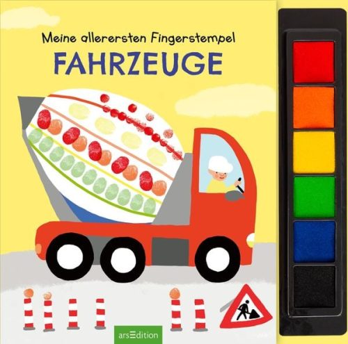 arsEdition, Malbuch Meine allerersten Fingerstempel - Fahrzeuge