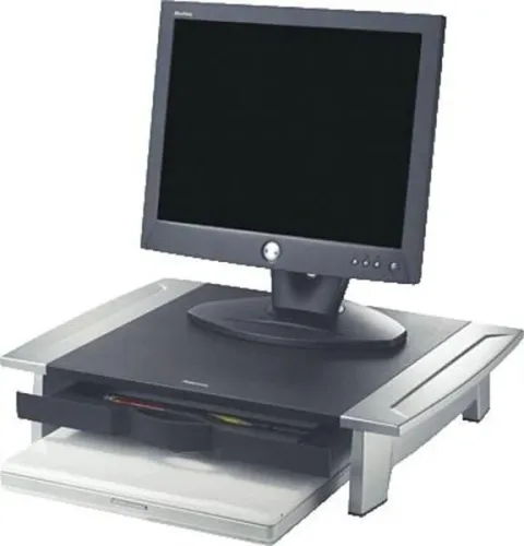 Fellowes, Fellowes Monitorständer Basic Schwarz, Silber