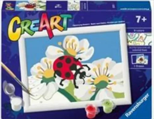 undefined, Ravensburger Malen nach Zahlen CreArt Ladybug with flowers