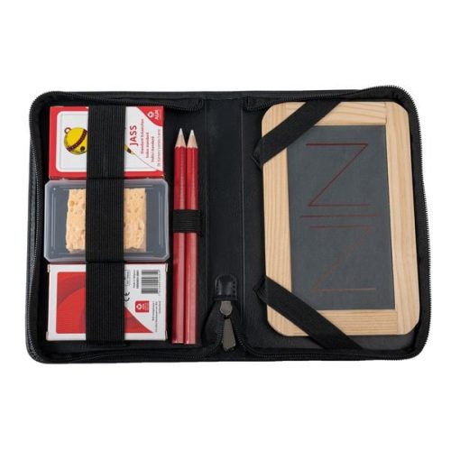 AGMÜLLER, AGM&Uuml;LLER Jasskarten-Set Etui schwarz 11531003 Schweiz 2 St&uuml;ck