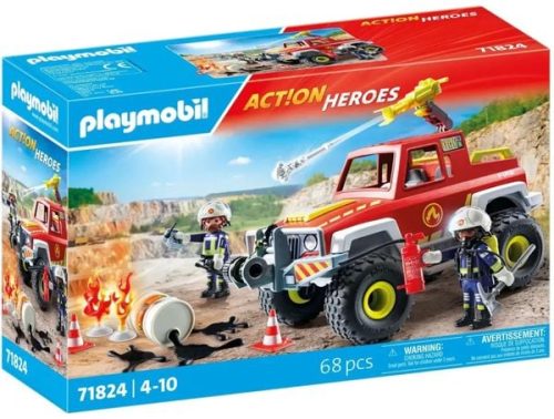 Playmobil, Playmobil - 71824 Feuerwehrtruck, Multicolor