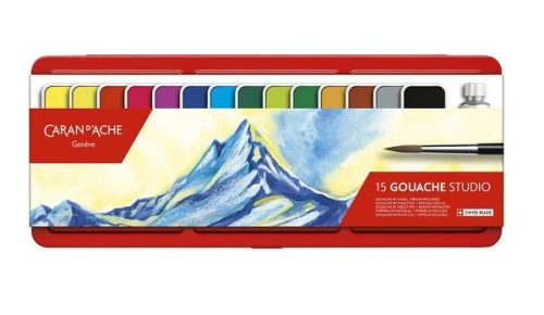 Caran d'ache, Caran d´Ache Malkasten Gouache 14 Farbe