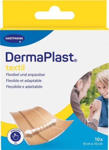 DERMAPLAST, DermaPlast textil Schnellverband, 8x10cm (10 Stk)