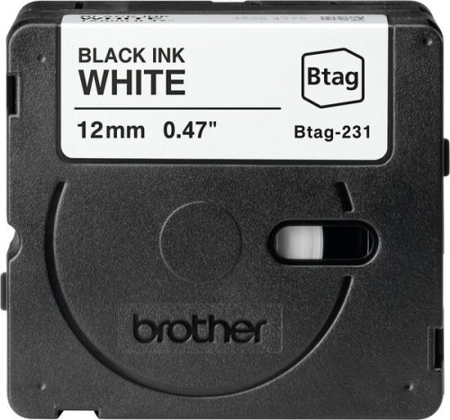 PTOUCH, PTOUCH Band schwarz/weiss n.laminiert BTAG-231 PT-N10/N20/N25BT 12 mm