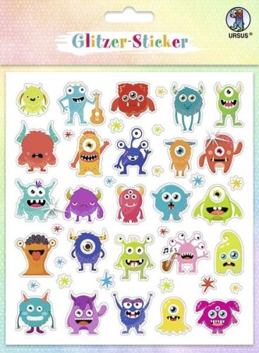 Ursus, URSUS Glitzer-Sticker FUN Mot. 05 59540005F 150 Sticker