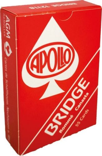 AGMÜLLER, AGM&Uuml;LLER Bridge Apollo 57x89mm 106801218 rot 55 Karten
