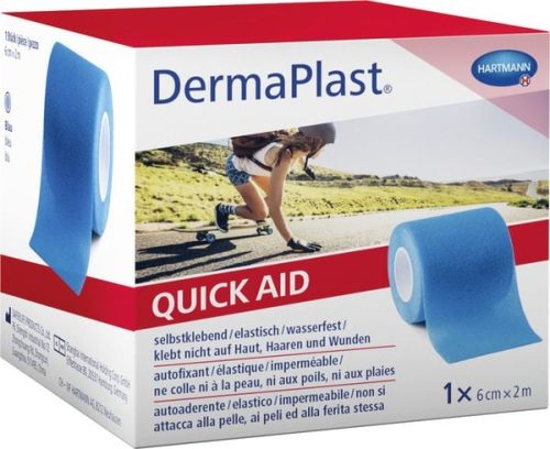 DERMAPLAST, DermaPlast QuickAid 6cmx2m blau (1 Stk)