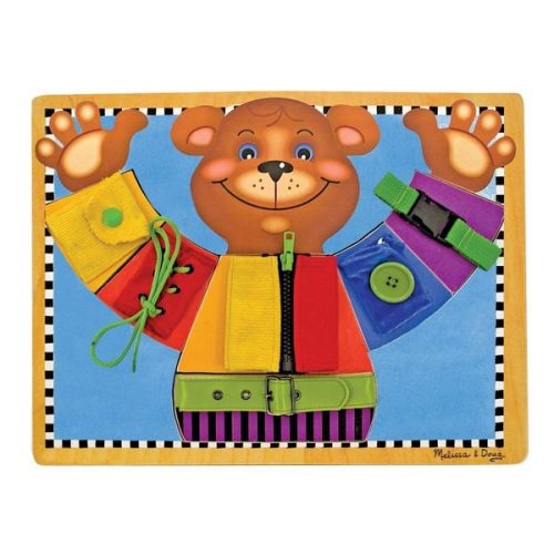 Zieh mich an Bär Puzzletafel