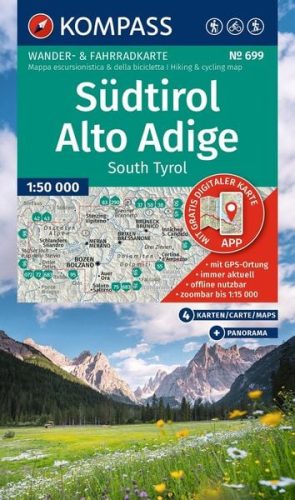 Kompass Verlag, Kompass Verlag WK 699 Südtirol Kartenset