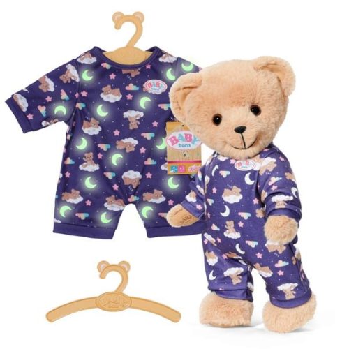Zapf Creation, BABY born® Teddy Schlafanzug Glow in the Dark, Puppenzubehör