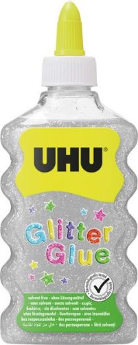 UHU, UHU Glitter Glue Maxi 510572 silber, 185g