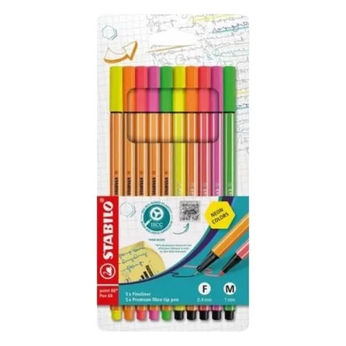 STABILO, STABILO Point 88/Pen 68 01108868 10er Etui