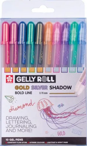 Sakura - Gelroller Set, 18X10X2CM, Multicolor