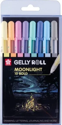 Sakura, SAKURA Gelly Roll 0.50mm POXPGBMOO8 Moonlight Pastel 10 St&uuml;ck