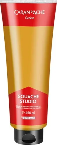 undefined, CARAN D'ACHE Deckfarbe Gouache 450ml 2340.035 ocker, Studio