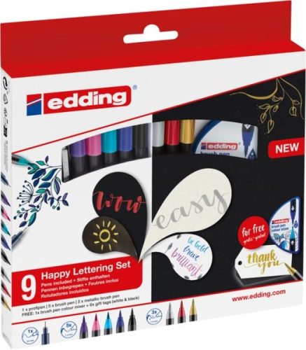 edding, EDDING Happy Lettering Set 004726 11-teilig