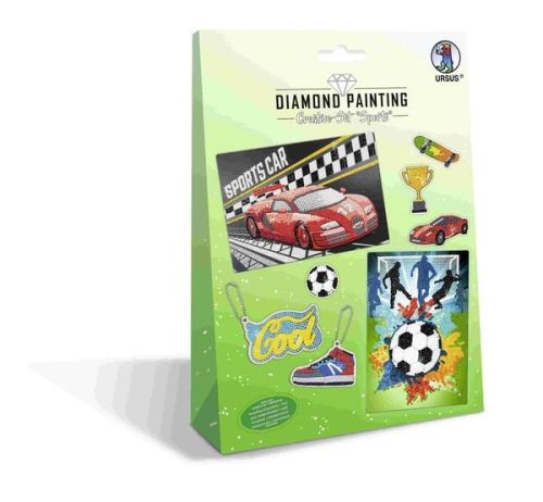 Ursus, URSUS Diamond Sticker Sports 43510003 2 Karten, 2 Anh&auml;nger