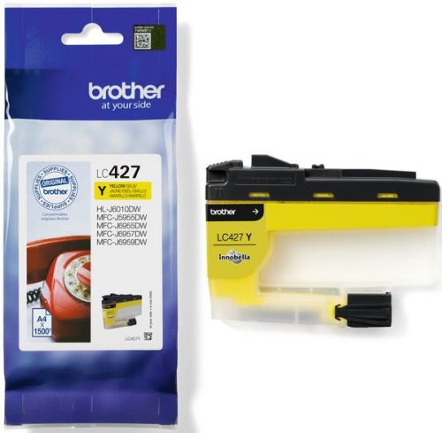 Brother, BROTHER Tintenpatrone yellow LC-427Y MFC-J5955 1500 Seiten