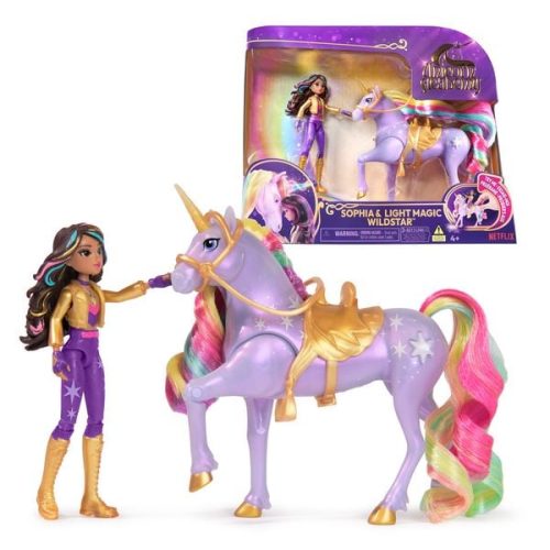 Spin Master International B.V., Unicorn Academy Licht-Magie Wildstar und Sophia - ca. 12 cm