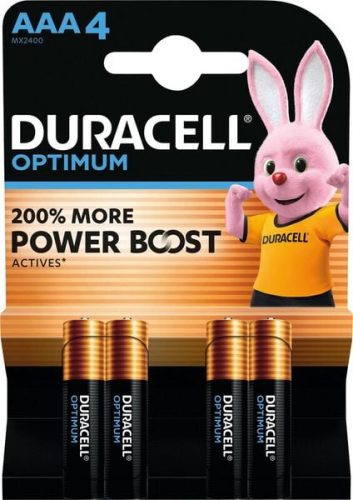 DURACELL, Duracell - Optimum, Alkaline-Bat.,4Stk, AAA(LR03)