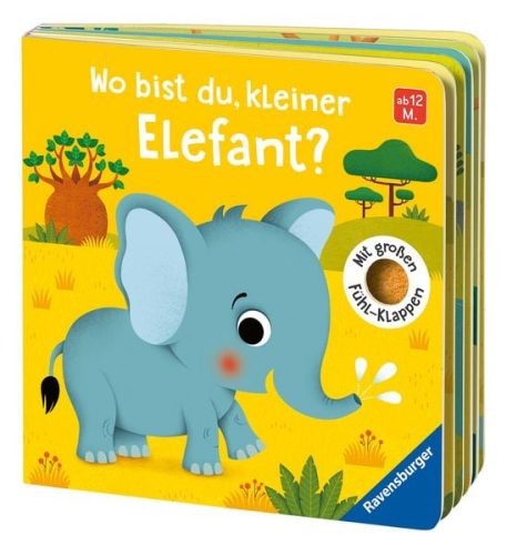 Ravensburger, Pappbilderbuch Wo bist du kleiner Elefant?